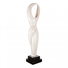 Abstract marble modernist sculpture